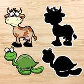 Animals Puzzles : Kids Wooden Blocks Learning Game