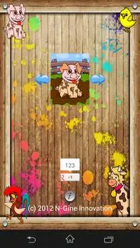 Coloring Board HD Farm Animals Screen Shot 2