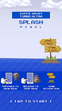 Super Angry Splash Pixel Screen Shot 1