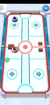 air hockey games 2 players, glow air hockey 2020 Screen Shot 1