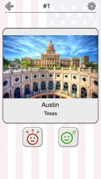 US Cities and State Capitol Buildings Quiz Screen Shot 1