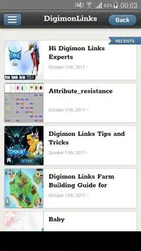 Guide for DigimonLinks Screen Shot 0
