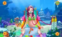 Mermaid bayi lahir game Screen Shot 3