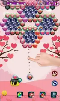 Love Ball Bubble Shooters Screen Shot 1