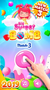 Big Sweet Bomb - Candy match 3 game Screen Shot 7