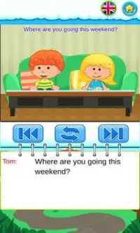 बच्चों के खेल -अंग्रेजी 2 बोलो Screen Shot 1