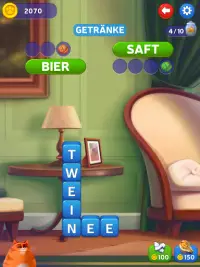 🔥Kitty Scramble: Wordstapel Screen Shot 10