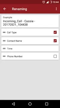 RMC: Android Call Recorder Screen Shot 5