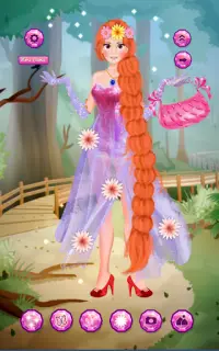 Braided Hair Salon Girl Game Screen Shot 2