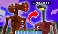 Head Light Horror Mod For Minecraft PE Screen Shot 0