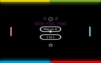 Neon Ping Pong Screen Shot 4