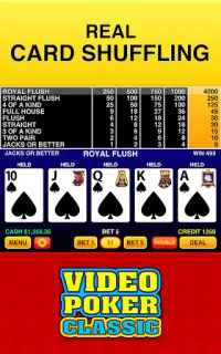 Video Poker Classic Screen Shot 2