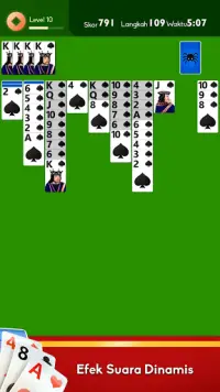Spider Solitaire Indonesia Screen Shot 4