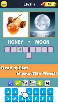 2 Pics 1 Word - 2 Pics Quiz - Fun Word Guessing Screen Shot 3