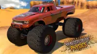 Monster Truck Desert Death Race: 3D Truck Driving Screen Shot 3