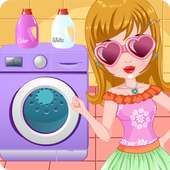 Home Laundry games For Girls  - Puppy Friends