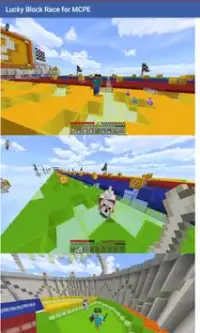 Lucky Block Race Maps for Minecraft PE Screen Shot 2