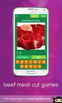 beef meat cuts identifier games:identify meat cuts Screen Shot 0