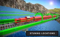 motorista de trem da cidade 3D sim 2019 Screen Shot 14