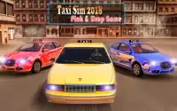 Taxi Sim 2018: Pick & Drop Game Screen Shot 4