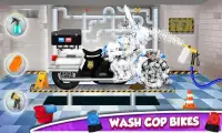 Car Wash Salon: Firetruck, Police Moto & Ambulance Screen Shot 0