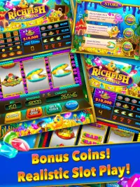 Rich Fish Gold Mine Las Vegas Slot - Slots Big Win Screen Shot 11