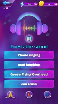 Sounds Puzzle:Guess the sound Screen Shot 2