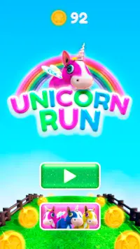 Unicorn Run: jogo de corrida para meninas🦄 Screen Shot 0