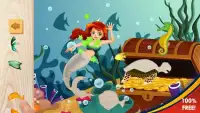 Aquarium mermaid Puzzle for Girl Screen Shot 2
