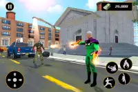 Flying Torch Hero City Crime Battle Screen Shot 1
