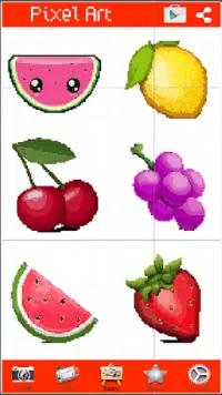 Cherry Fruits Color By Number Pixel Pics Screen Shot 0