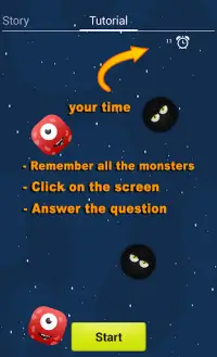 Space Monsters - Memory training Screen Shot 0