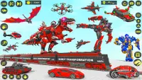 Dino Robot Car Transform Games Screen Shot 1
