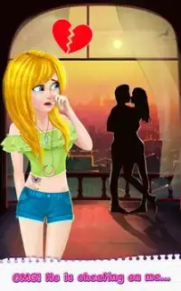 Secret High School Story Game: Love And Breakup Screen Shot 0