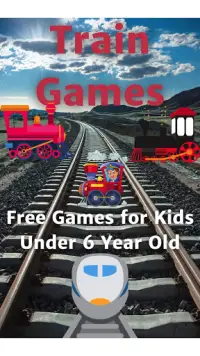 Trains Games for kids free Screen Shot 0