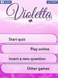 My Violetta quiz online Screen Shot 4