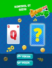 Higher or Lower Card Game Guess Casual Screen Shot 4