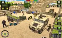 Army truck driving truck games Screen Shot 0