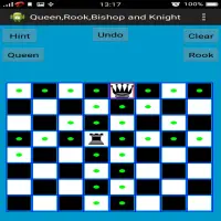 Chess Queen,Rook,Bishop & Knight Problem Screen Shot 4