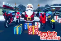 Crazy Санта gift доставки мото Screen Shot 17