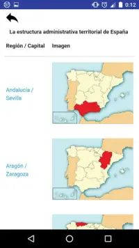 Regiones de España: Banderas, Capitales y Mapas Screen Shot 4