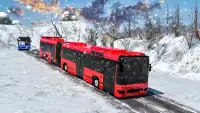 Wisatawan Bus Musim Dingin yang Nyata:18 Driver 3D Screen Shot 2