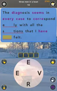 Novelescapes - Words From Novels Free Puzzle Game Screen Shot 1