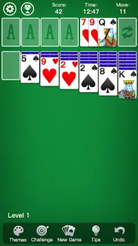 ပင့်ကူ Solitaire အွန်လိုင်း-ဂန္ထဝင် Poker Screen Shot 0