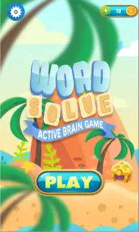 WORD SOLVE: Active Brain Game Screen Shot 1