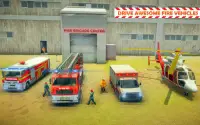 Fire Truck Rescue Emergency Driver Screen Shot 2