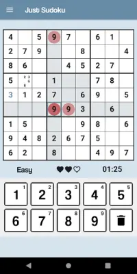 Just Sudoku Screen Shot 0