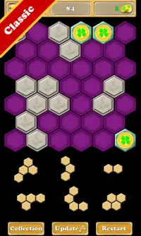Hexa Mix - puzzle con bombas. Screen Shot 2
