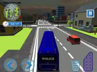 Police City Bus Driver Screen Shot 3