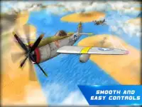 World War II Airplane Flight Simulator Pilot Game Screen Shot 1